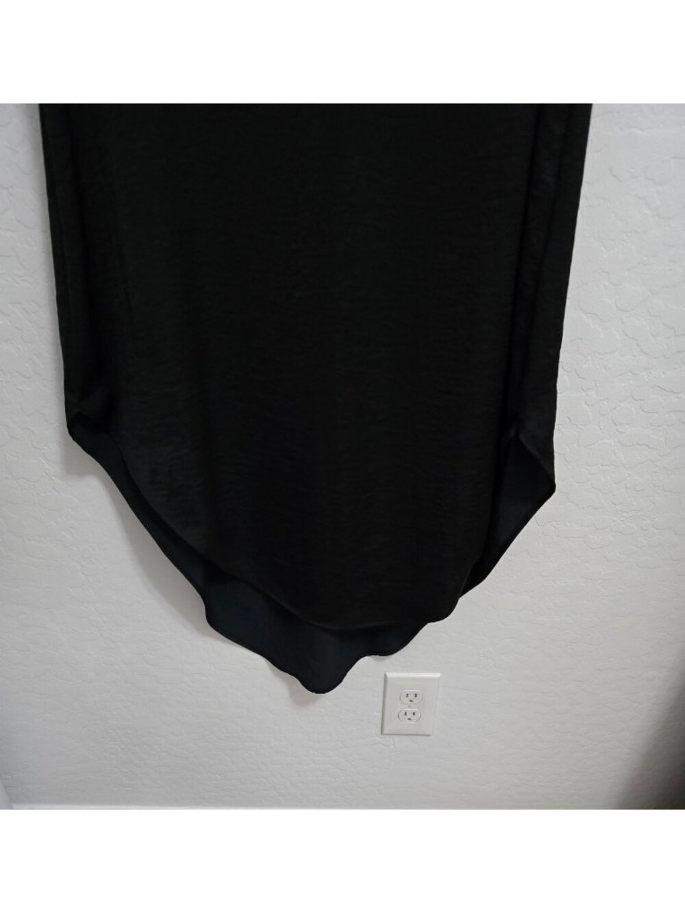 Chicos Black Label Sleeveless Dress Size 1/Medium Cottage Fairy Goth Classy - Picture 9 of 12